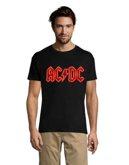 AC DC Red pánské triko černé 2XL