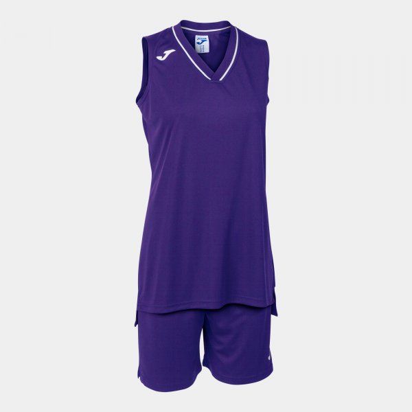 CAMPUS II ATLANTA TWO-PIECE SET basketbalový set fialová bílá 2XL