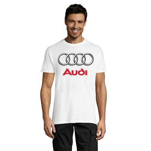 Audi Logo Original pánské tričko bílé L