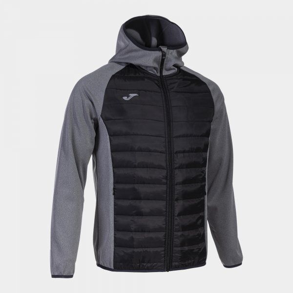 BERNA III SOFT SHELL MELANGE GREY BLACK S