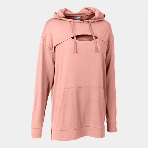 BREATH HOODED SWEATSHIRT mikina růžová L