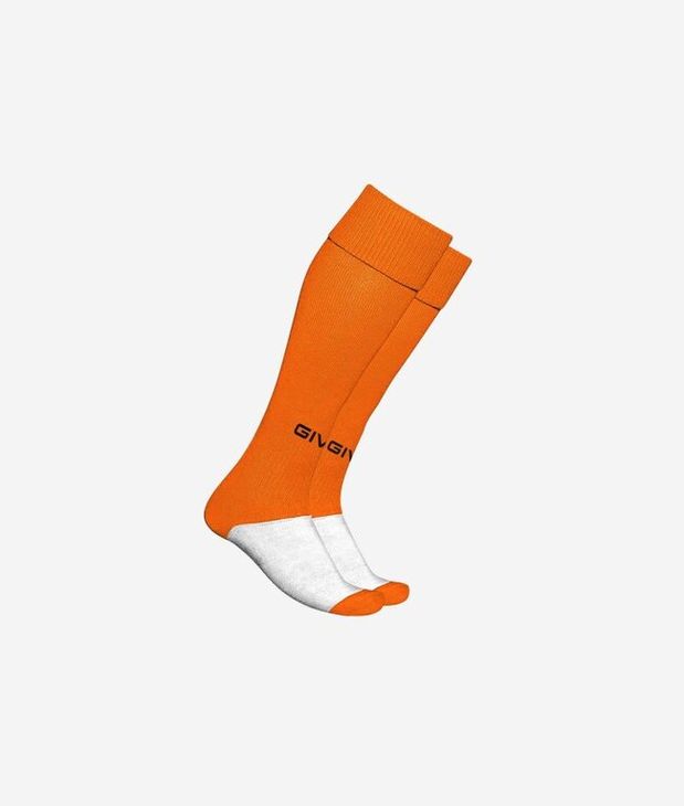 CALZA CALCIO štulpny / ponožky fluo oranžová BABY