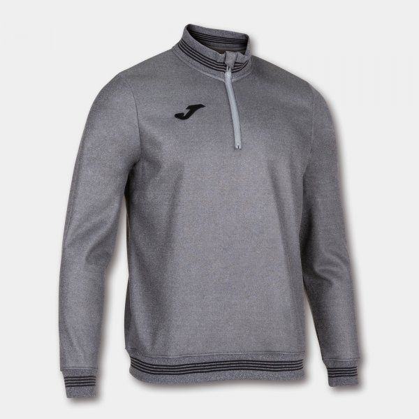 CAMPUS III SWEATSHIRT 1/2 ZIP mikina tmavší šedá melanž L