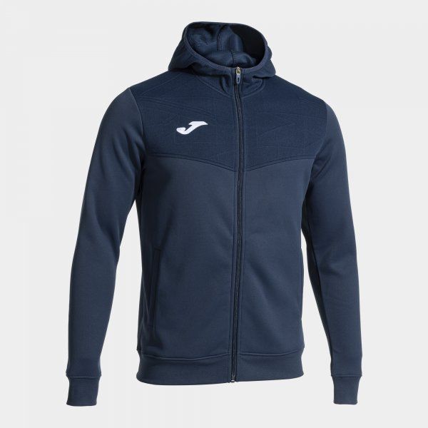 CAMPUS STREET ZIP-UP HOODIE mikina navy S