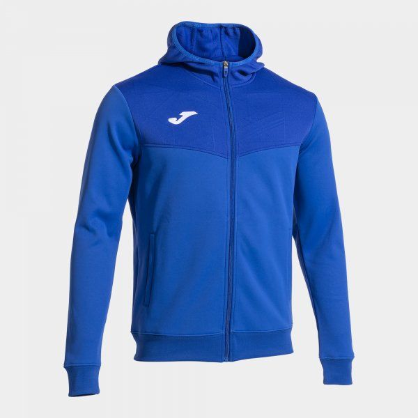 CAMPUS STREET ZIP-UP HOODIE mikina azurová S