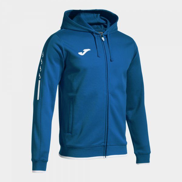 OLIMPIADA ZIP-UP HOODIE mikina azurová XS