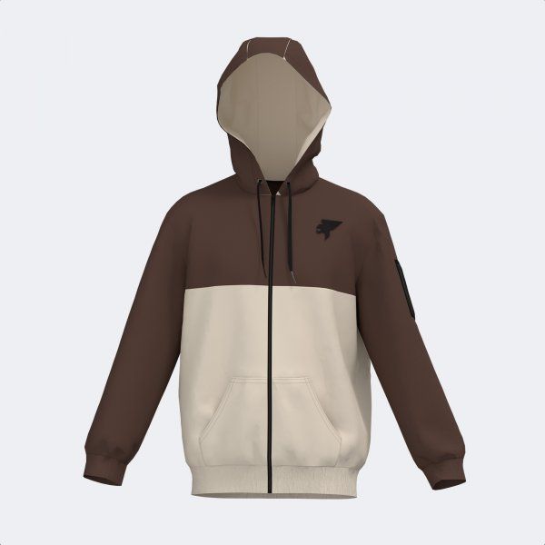 URBAN STREET ZIP-UP HOODIE hnědá S08