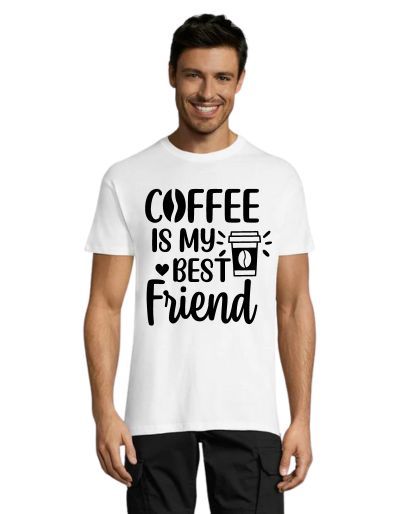 Coffee is my best friend pánské triko černé 3XL