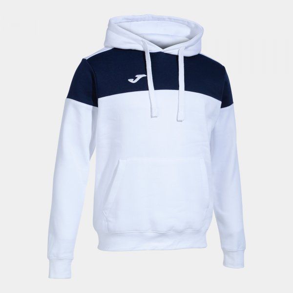 CREW V HOODIE WHITE NAVY 4XS