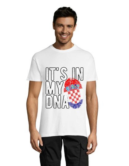 Croatia - It's in my DNA pánské triko bílé XS