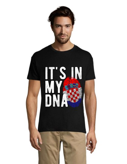 Croatia - It's in my DNA pánské triko černé XS