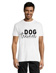 Dog trainer pánské tričko bílé 3XL