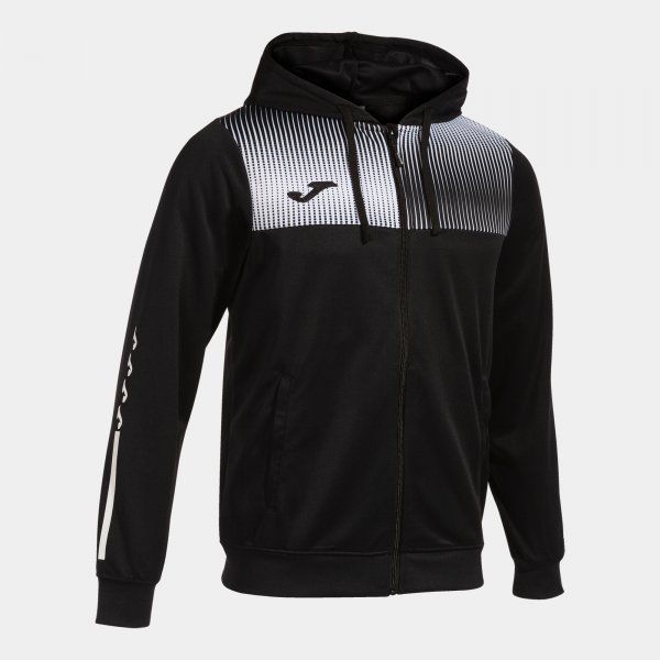 ECO SUPERNOVA ZIP-UP HOODIE mikina černá bílá S