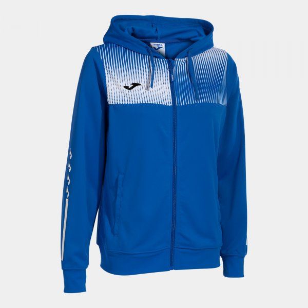 ECO SUPERNOVA ZIP-UP HOODIE mikina azurová bílá L