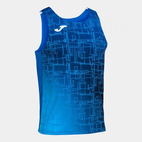 SLEEVELESS T-SHIRT TANK TOP ELITE VIII sportovní tílko azurová S