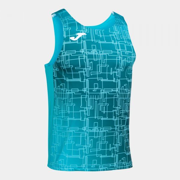 SLEEVELESS T-SHIRT TANK TOP ELITE VIII sportovní tílko tyrkysová XS