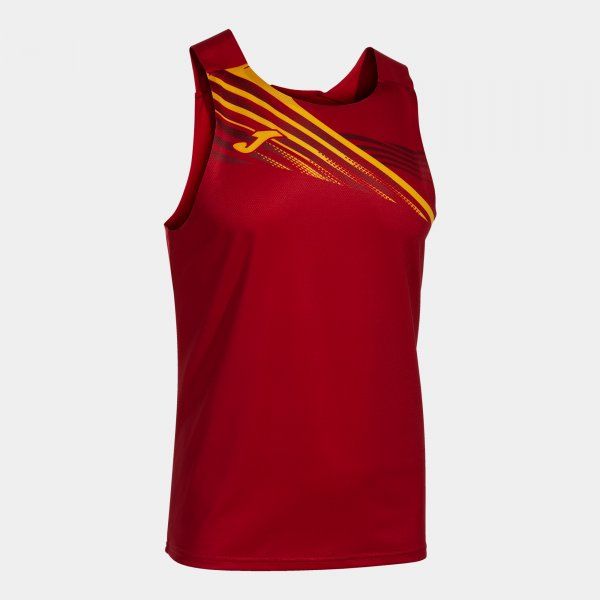 ELITE X SLEEVELESS SHIRT sportovní tílko červená 2XS