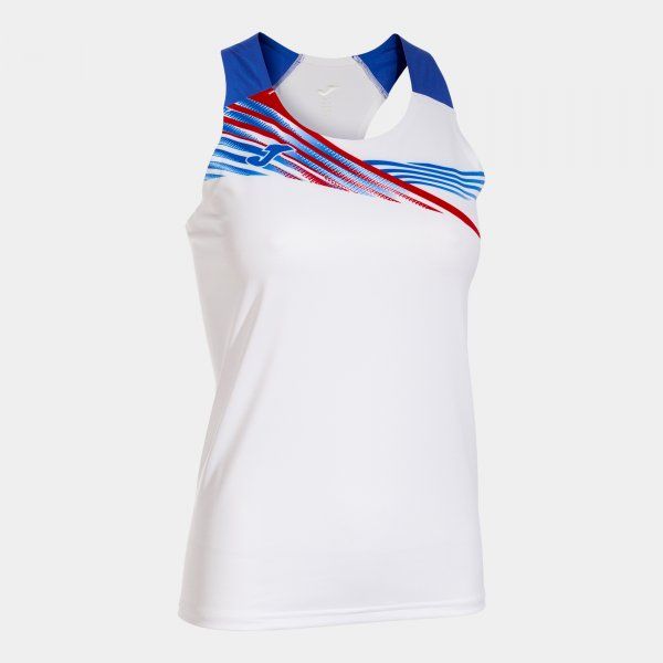 ELITE X TANK TOP sportovní tílko bílá azurová L