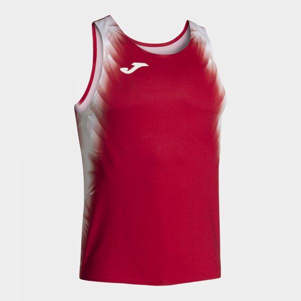 ELITE XI TANK TOP sportovní tílko červená bílá 2XS