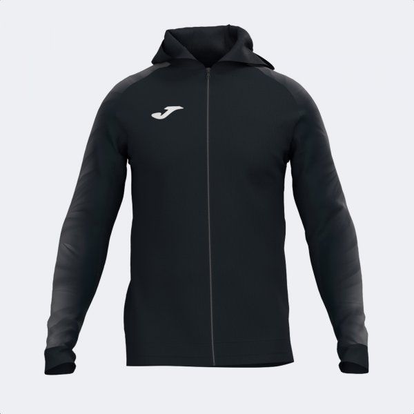 ELITE XI ZIP-UP HOODIE mikina černá antracitová L