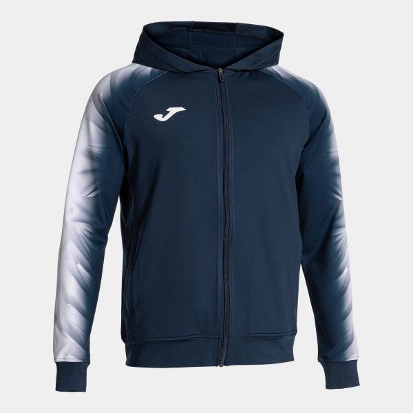 ELITE XI ZIP-UP HOODIE mikina navy bílá XS