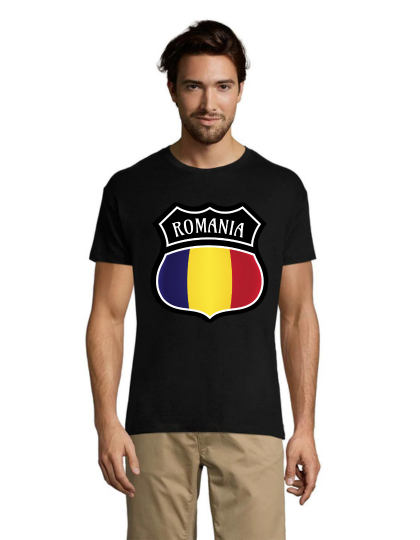 Erb Romania pánské triko černé 2XL