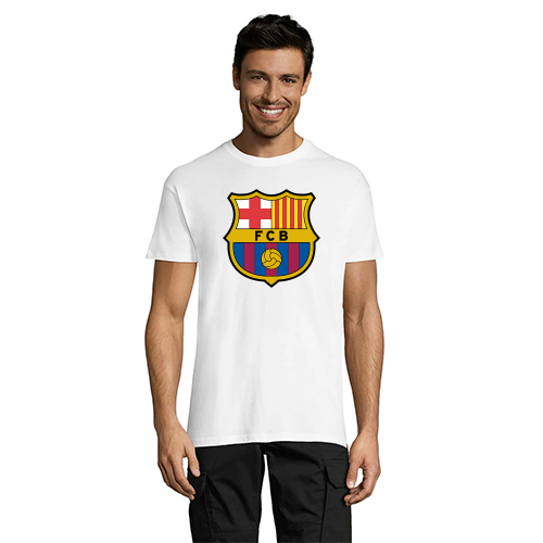 FC Barcelona pánské triko bílé 3XL