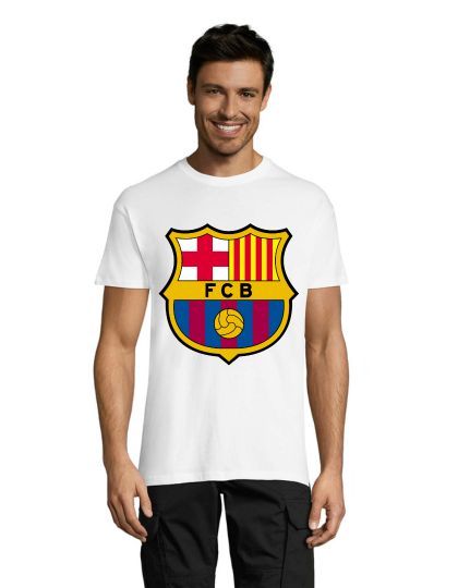 FC Barcelona pánské triko bílé M