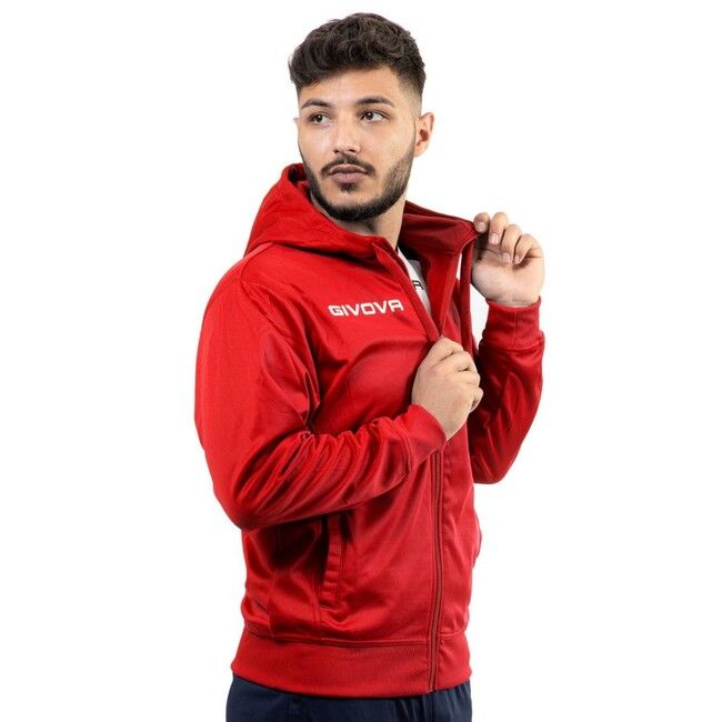 FELPA POLARFLEECE (FULL ZIP) 500 mikina červená XS