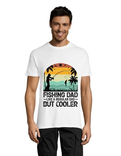 Fishing Dad pánské tričko bílé 2XL