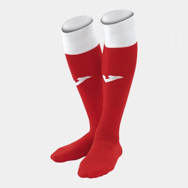 CALCIO 24 FOOTBALL SOCKS (4 PCS) štulpny / ponožky červená bílá S17