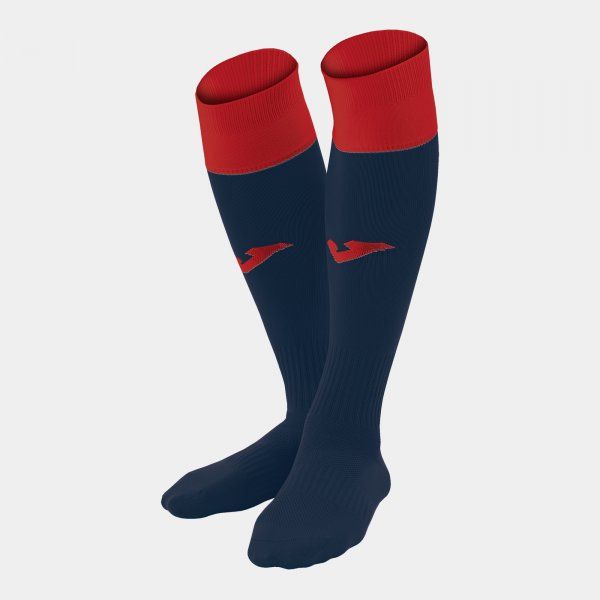 CALCIO 24 FOOTBALL SOCKS (4 PCS) štulpny / ponožky navy červená S17