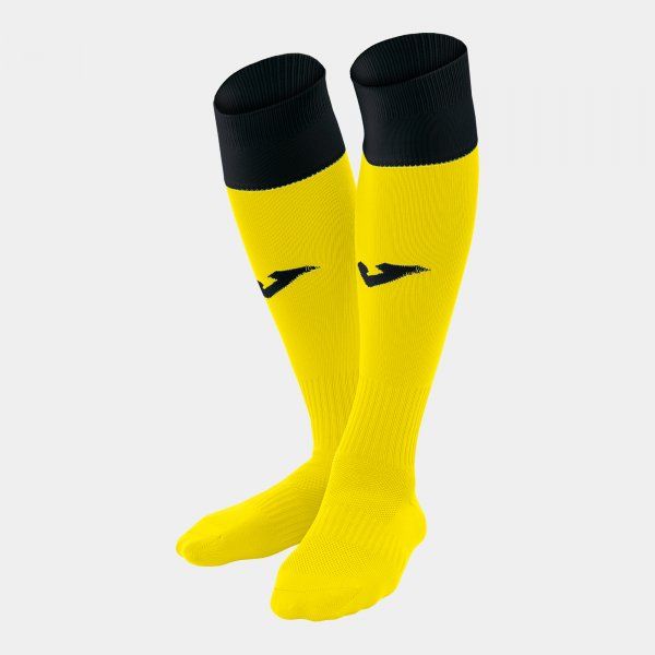 CALCIO 24 FOOTBALL SOCKS (4 PCS) štulpny / ponožky žlutá černá S18