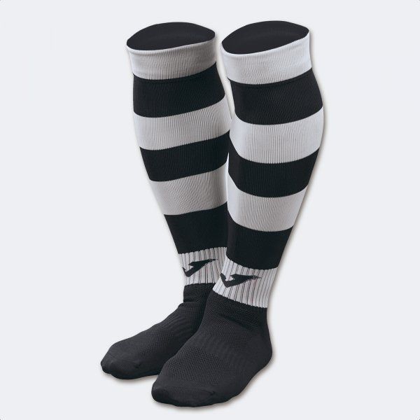 ZEBRA II MID-CALF FOOTBALL SOCKS (4 PCS) štulpny / ponožky černá bílá S17