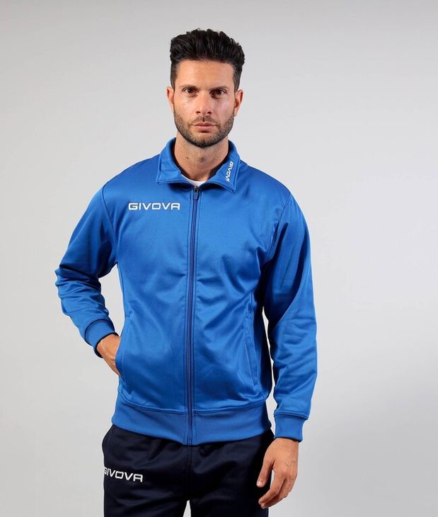 GIACCA POLARFLEECE MONO 500 mikina azurová modrá 2XS