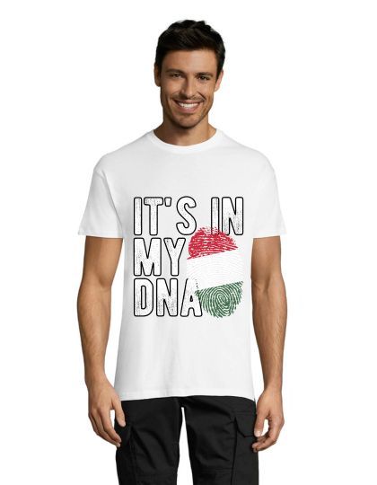 Hungary - It's in my DNA pánské triko bílé XS