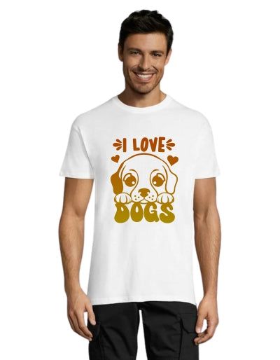 I love dog's 2 pánské tričko bílé 2XL