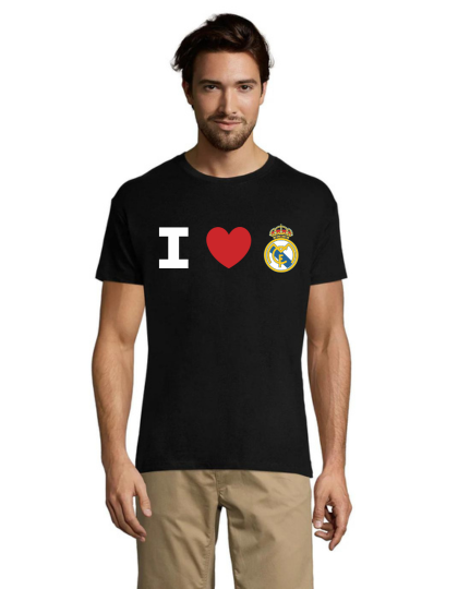 I Love Real Madrid Club pánské triko černé 3XS