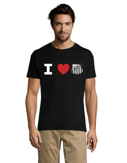 I Love Santos Futebol Clube pánské triko černé 2XL