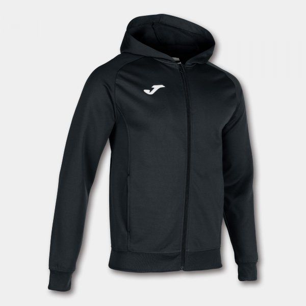 MENFIS HOODED JACKET mikina černá XS