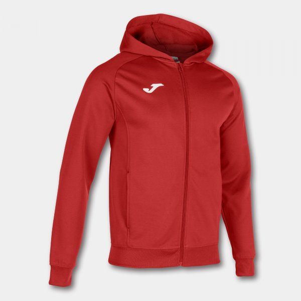 MENFIS HOODED JACKET mikina červená L