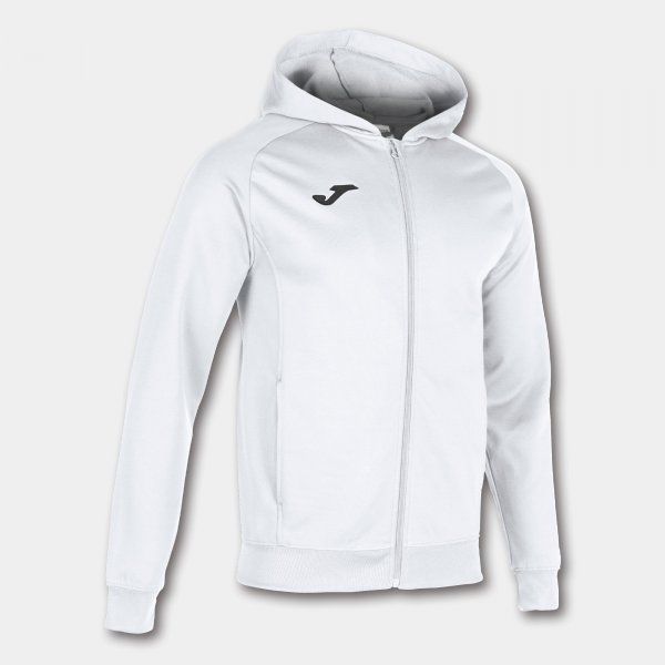 MENFIS HOODED JACKET mikina bílá 2XS