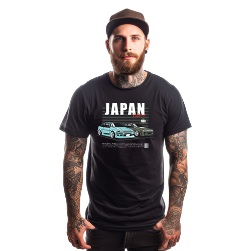Japan Culture pánské tričko bílé XL