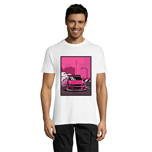 Japanese - Drifting Car pánské tričko bílé L