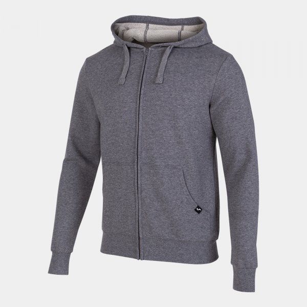 JACKET JUNGLE ZIP-UP HOODIE mikina šedá XS