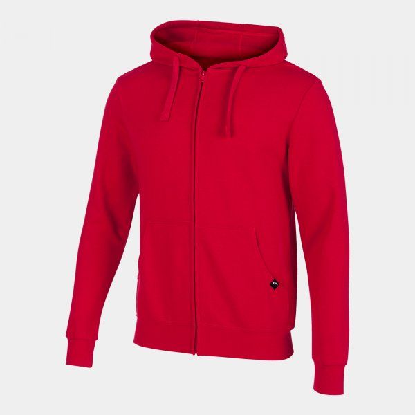 JACKET JUNGLE ZIP-UP HOODIE mikina červená S