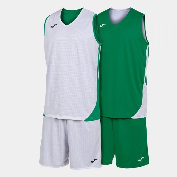 KANSAS TWO-PIECE SET basketbalový set zelená černá S