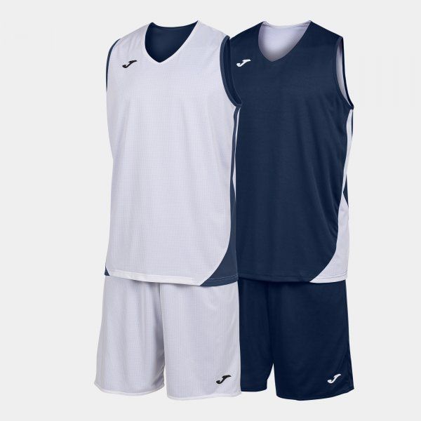 KANSAS TWO-PIECE SET basketbalový set navy bílá 2XL