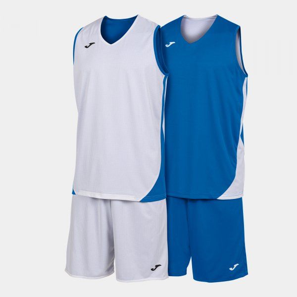 KANSAS TWO-PIECE SET basketbalový set azurová bílá XS