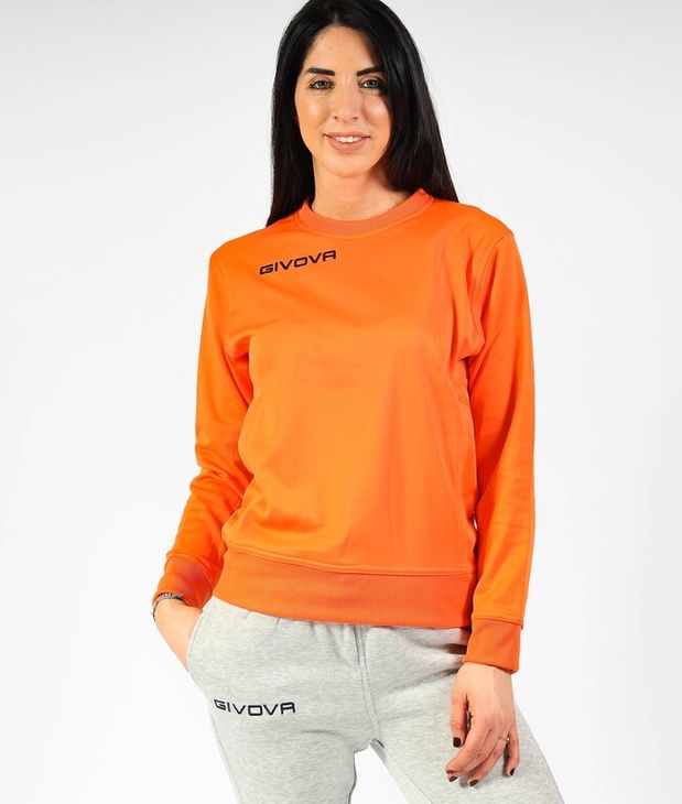 MAGLIA POLARFLEECE G/COLLO GIVOVA ONE mikina oranžová XS